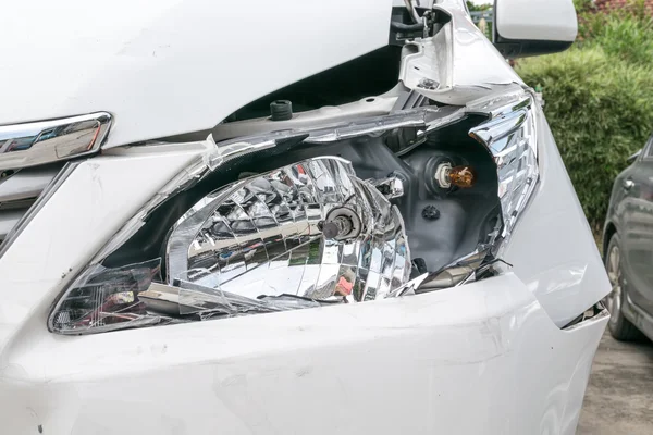 Vehículo de accidente de coche destruido — Foto de Stock