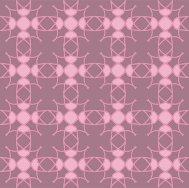 Pembe eflatun şeftali, gül, mandala, dikişsiz, çiçeksiz, eski, düz dizayn, arka plan çizimi.