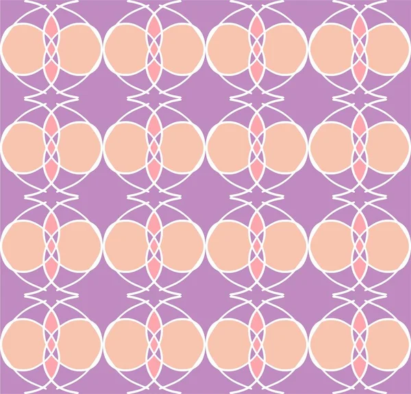 Lila Magenta Violett Lavendel Mandala Floral Kreativ Nahtlose Muster Design — Stockvektor