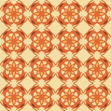 yumuşak kahverengi, çiçekli, dikişsiz çikolatalı, karamel kahveli kahve renk arka plan vektör illüstrasyon kültürü iç tasarım