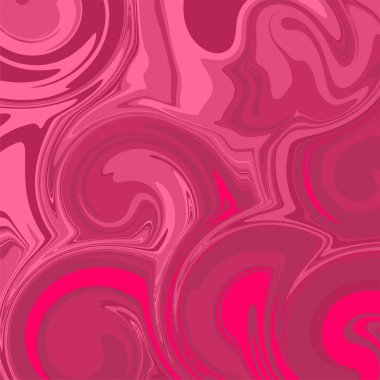 pembe kırmızı renkli psikedelik sıvı sanat soyut arkaplan konsept tasarım vektör çizimi