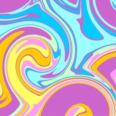 mor mor mavi renk psikedelik sıvı sanat soyut arkaplan konsept tasarım vektör çizimi