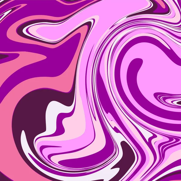 Púrpura Violeta Color Psicodélico Fluido Arte Abstracto Fondo Concepto Diseño — Vector de stock