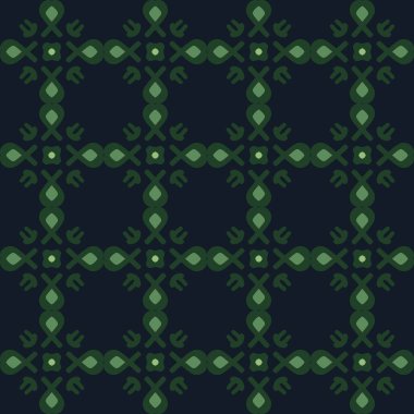 Yeşil zeytinli mandala kusursuz desenli çiçek desenli yaratıcı tasarım arka plan çizimi