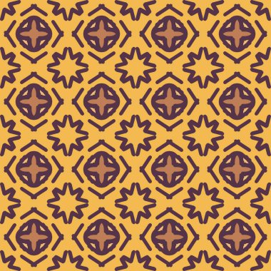 kahverengi mandala sanatı kusursuz desenli çiçek desenli yaratıcı tasarım arka plan çizimi