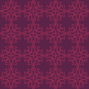 kırmızı morumsu pembe mandala sanat kusursuz desenli çiçek desenli yaratıcı tasarım arka plan çizimi