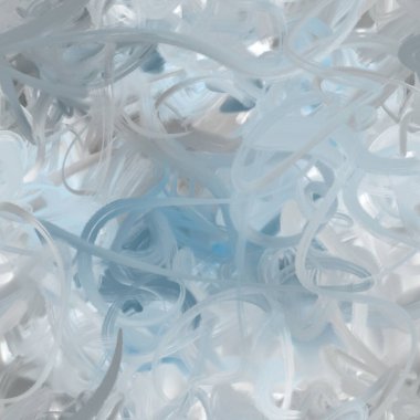 İşaretler tarafından elle çizilmiş soyut gri-mavi arka plan. Girdaplar, kancalar, bulanıklık. Bir şablon, arkaplan, kumaş, duvar kağıdı, ekran koruyucu, kapak tasarımı.