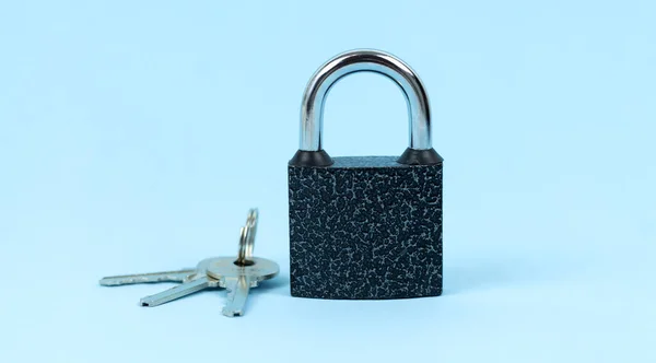 Lock Key Symbol Security Concept — Stock Photo, Image