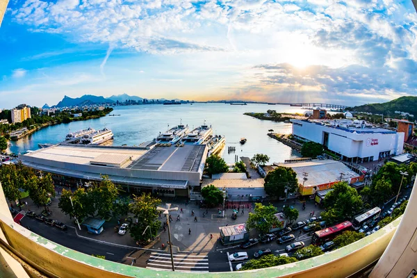 Paesaggio Urbano Diurno All Aperto Della Vita Quotidiana Della Popolazione — Foto Stock