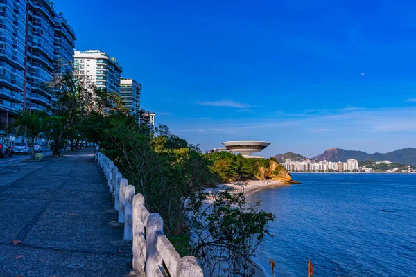 Niteroi Rio Janeiro Brasil Circa 2021 Museu Arte Contemporânea Niterói — Fotografia de Stock