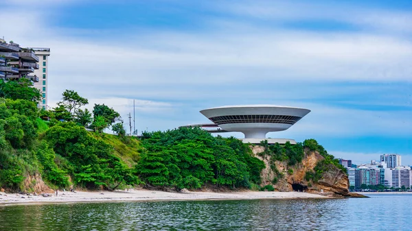 Niteroi Rio Janeiro Brazil Circa 2021 Museum Contemporary Art Niteroi — Stock Photo, Image