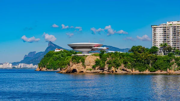 Niteroi Rio Janeiro Brazil Circa 2021 Музей Сучасного Мистецтва Нітрої — стокове фото