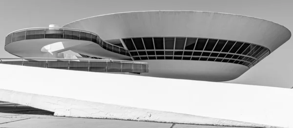 Niteroi Rio Janeiro Brazil Circa 2021 Niteroi Çağdaş Sanat Müzesi — Stok fotoğraf