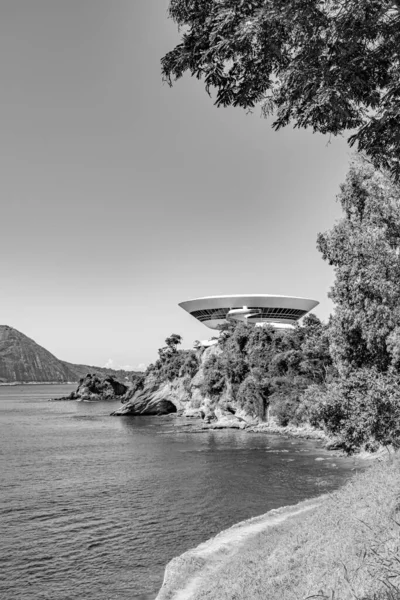 Niteroi Rio Janeiro Brasile Circa 2021 Museo Arte Contemporanea Niteroi — Foto Stock