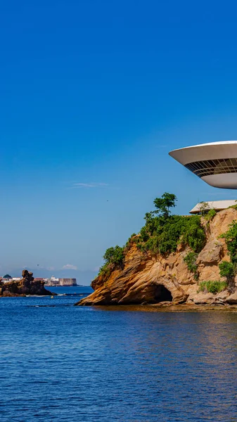 Niteroi Rio Janeiro Brasil Circa 2021 Museo Arte Contemporáneo Niteroi —  Fotos de Stock