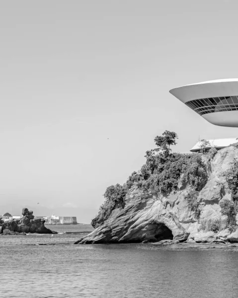 Niteroi Rio Janeiro Brazil Circa 2021 Muzeum Současného Umění Niteroi — Stock fotografie