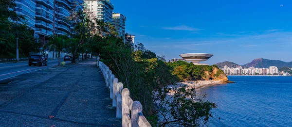 Niteroi Rio Janeiro Brazil Circa 2021 Музей Сучасного Мистецтва Нітрої — стокове фото