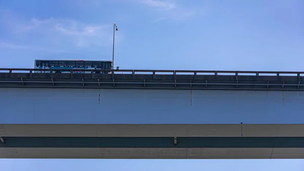 Мост Президента Коста Сильва Известный Мост Рио Нитери Через Залив — стоковое фото