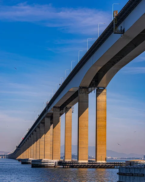 Presidente Costa Silva Brücke Volksmund Rio Niteri Brücke Genannt Über — Stockfoto