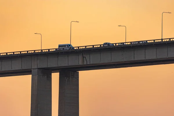 Presidente Costa Silva Bridge Közismert Nevén Rio Niteri Bridge Guanabara — Stock Fotó