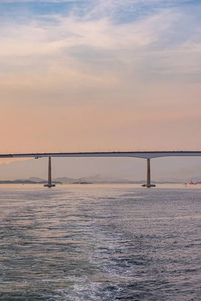 Most Prezydencki Costa Silva Popularnie Znany Jako Most Rio Niteri — Zdjęcie stockowe