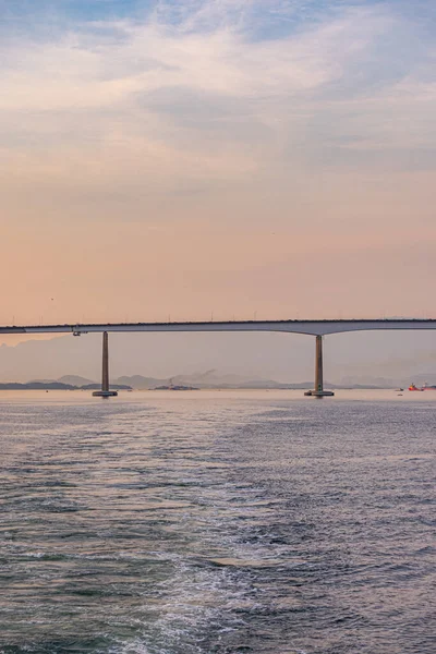 Presidente Costa Silva Bridge Popularly Known Rio Niteri Bridge Guanabara — Stock Photo, Image