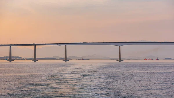 Presidente Costa Silva Bridge Popularly Known Rio Niteri Bridge Guanabara — Stock Photo, Image