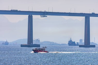 Guanabara Körfezi manzarası, Rio de Janeiro, Güneydoğu Brezilya