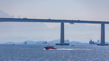 Guanabara Körfezi manzarası, Rio de Janeiro, Güneydoğu Brezilya
