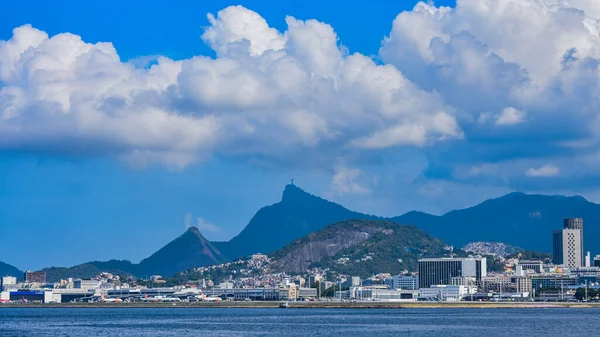 Guanabara Öböl Tájképe Rio Janeiro Dél Kelet Brazília — Stock Fotó