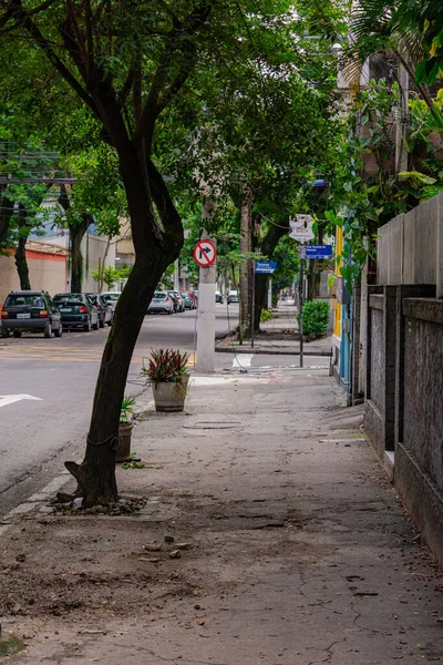Niteroi Rio Janeiro Brasil Circa 2021 Calçada Com Pouco Movimento — Fotografia de Stock