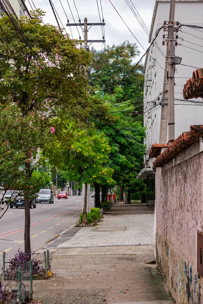 Niteroi Rio Janeiro Brasile Circa 2021 Sidewalk Con Poco Movimento — Foto Stock