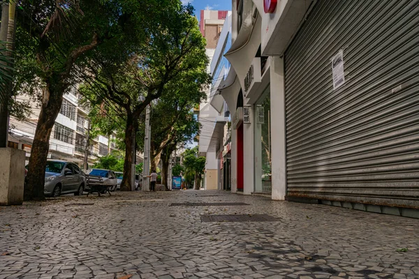 Niteroi Río Janeiro Brasil Circa 2020 Tiendas Cerradas Temporalmente Debido — Foto de Stock