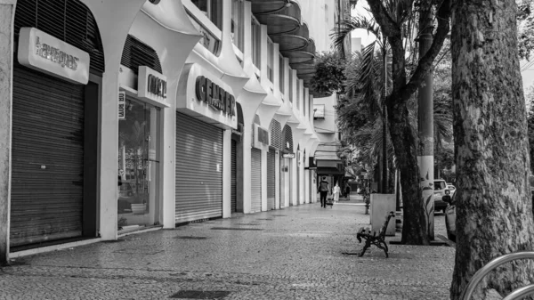 Niteroi Rio Janeiro Brazilia Circa 2020 Magazinele Sunt Închise Temporar — Fotografie, imagine de stoc