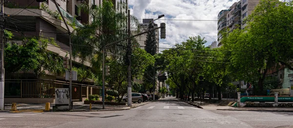 Niteroi Rio Janeiro Brazylia Circa 2020 Ulice Bez Ruchu Pojazdów — Zdjęcie stockowe