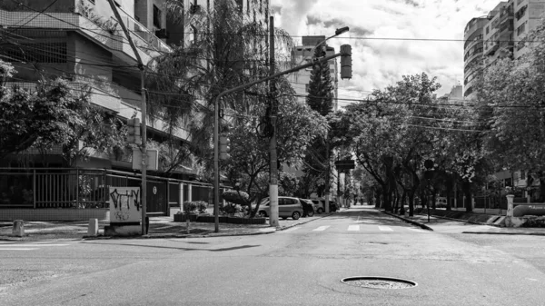 Niteroi Rio Janeiro Brasil Circa 2020 Ruas Sem Circulação Veículos — Fotografia de Stock