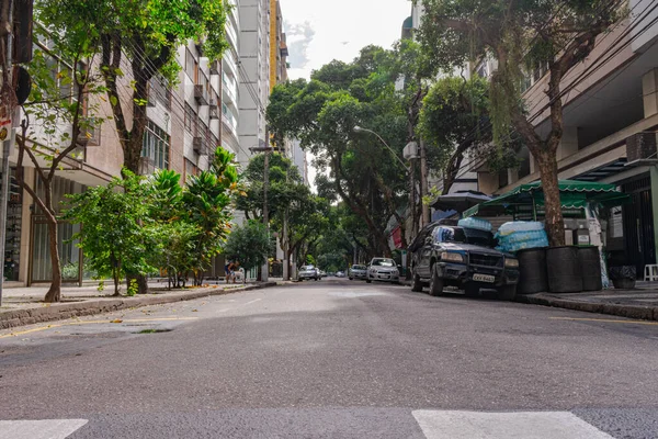 Niteroi Rio Janeiro Brasile Circa 2020 Strade Senza Movimento Veicoli — Foto Stock