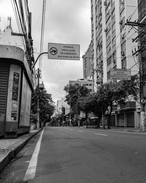 Niteroi Rio Janeiro Brazil Circa 2020 Streets Movement Vehicles Empty — Stock Photo, Image