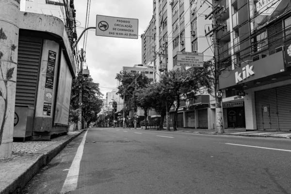 Niteroi Río Janeiro Brasil Circa 2020 Calles Sin Movimiento Vehículos — Foto de Stock