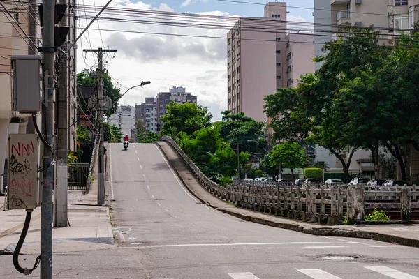 Niteroi Rio Janeiro Brasile Circa 2020 Strade Senza Movimento Veicoli — Foto Stock