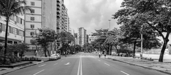 Niteroi Rio Janeiro Brasil Circa 2020 Ruas Sem Circulação Veículos — Fotografia de Stock