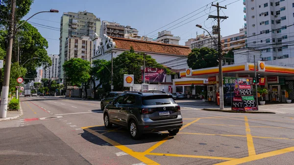 Niteroi Rio Janeiro Brasil Circa 2021 Rua Com Pouco Trânsito — Fotografia de Stock