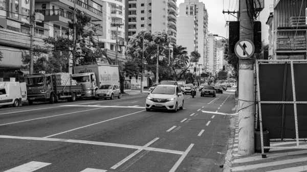 Niteroi Rio Janeiro Brasil Circa 2021 Rua Com Pouco Trânsito — Fotografia de Stock