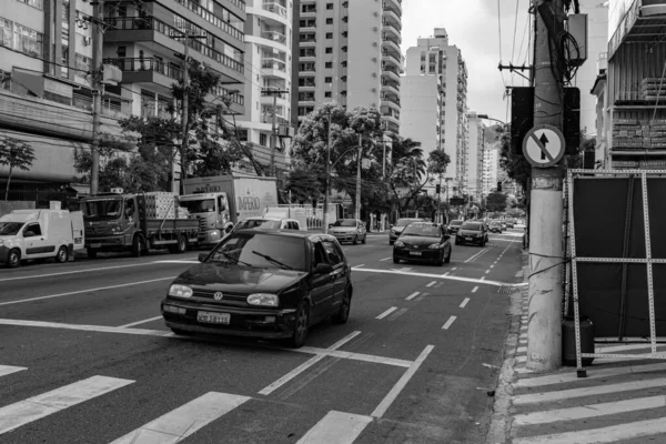 Niteroi Rio Janeiro Brasil Circa 2021 Rua Com Pouco Trânsito — Fotografia de Stock