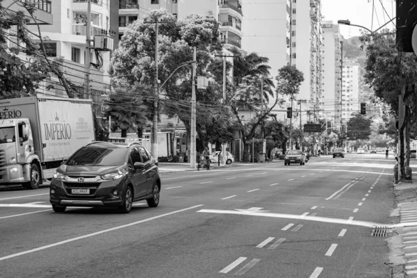 Niteroi Rio Janeiro Brazil Circa 2021 Street Little Traffic Few — стоковое фото