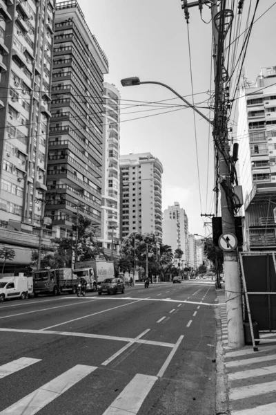 Niteroi Rio Janeiro Brasil Circa 2021 Rua Com Pouco Trânsito — Fotografia de Stock