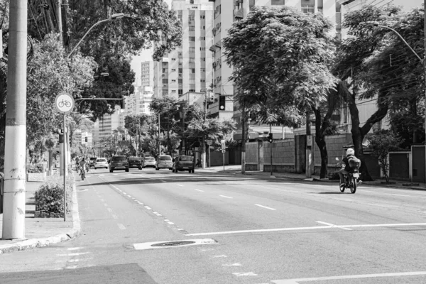 Niteroi Rio Janeiro Brasil Circa 2021 Rua Com Pouco Trânsito — Fotografia de Stock