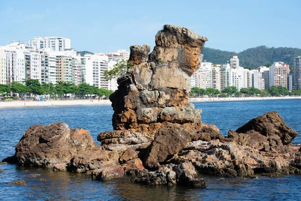 Niteroi Rio Janeiro Brasil Circa 2021 Imagen Formaciones Rocosas Piedras —  Fotos de Stock