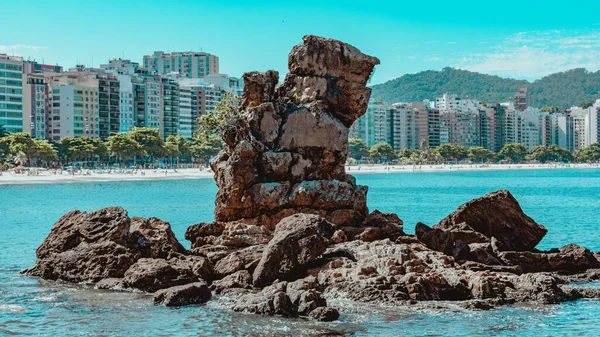 Niteroi Rio Janeiro Brasile Circa 2021 Immagine Formazioni Rocciose Pietre — Foto Stock