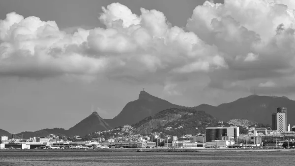Rio Janeiro Brazylia Circa 2021 Krajobraz Zatoki Guanabara Rio Janeiro — Zdjęcie stockowe